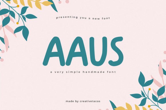 Aaus Font: Elevating Editorial Design with Organic Elegance