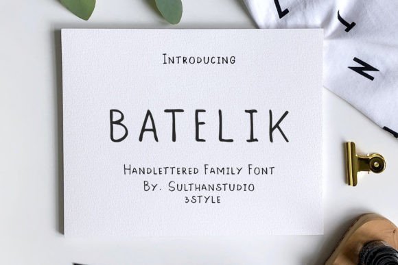 Batelik: A Modern Script Handwritten Font for Campaigns