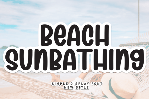 Beach Sunbathing: A Friendly Handwritten Font for Brands