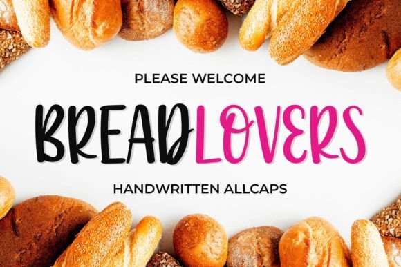 Breadlovers: A Quirky Handwritten Font for Creative Design Projects