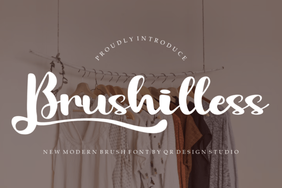 Brushilless: A Stylish Script Handwritten Font for Creative Designs