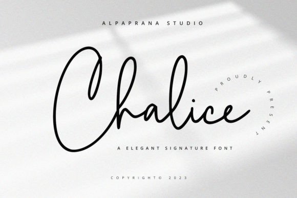 Chalice: A Modern Script Font for Branding