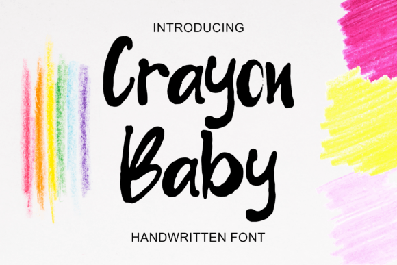 Crayon Baby: A Cute Handwritten Font for Crafts
