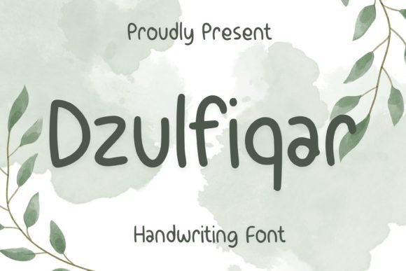 Dzulfiqar: A Dainty Script Font for Branding