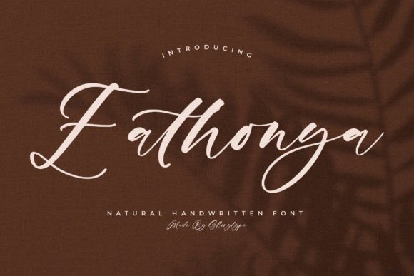Eathonya: A Premium Script Handwritten Font Review