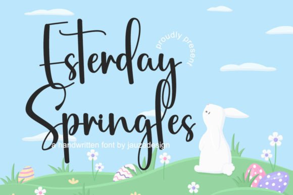 Esterday Springles: A Sweet Handwritten Font for Makers and Designers