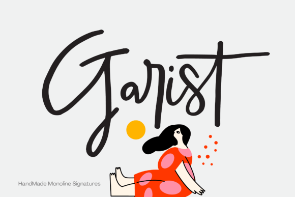 Garist: A Natural Signature Typeface for Makers