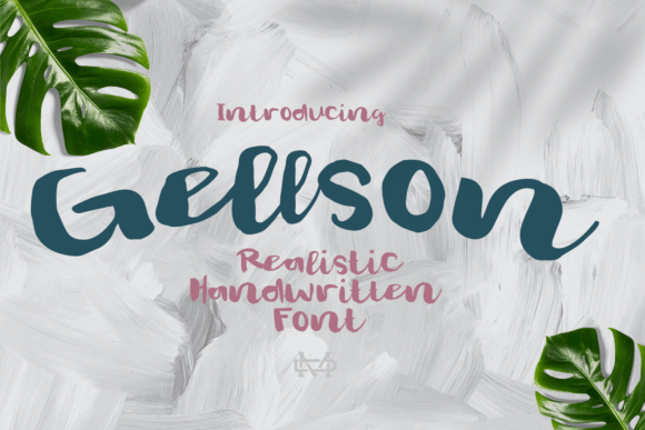 Gelsson: A Stylish Script Font with Handcrafted Charm