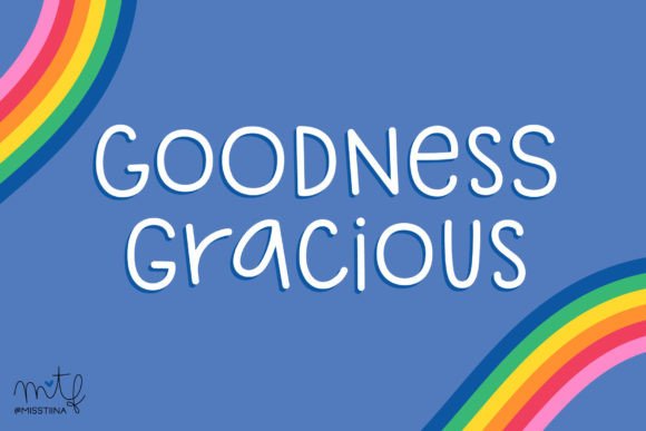 Goodness Gracious: A Playful Handwritten Font for Personal Branding