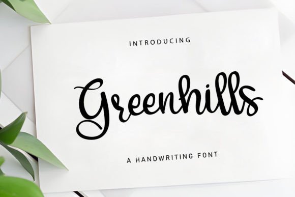 Greenhills: A Playful Handwritten Font for Editors