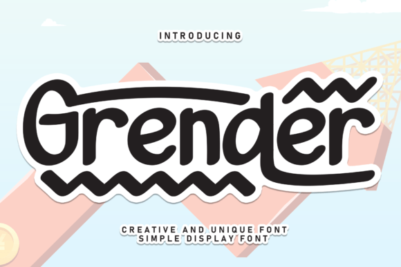 Grender: A Sweet Handwritten Font for Editors