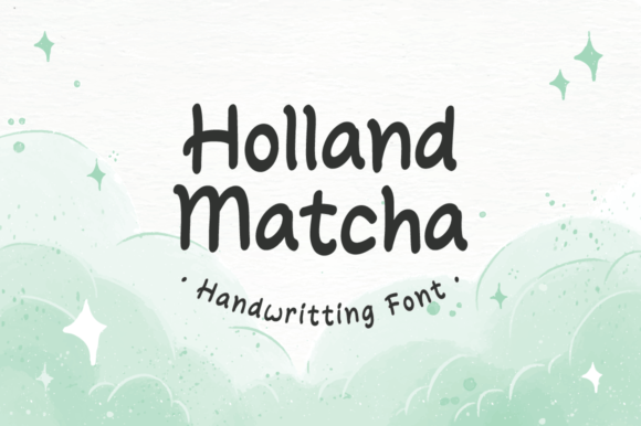 Holland Matcha: A Sweet Handwritten Font for Branding