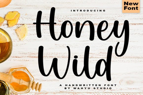 Honey Wild: A Simple Handwritten Font for Crafters and Makers