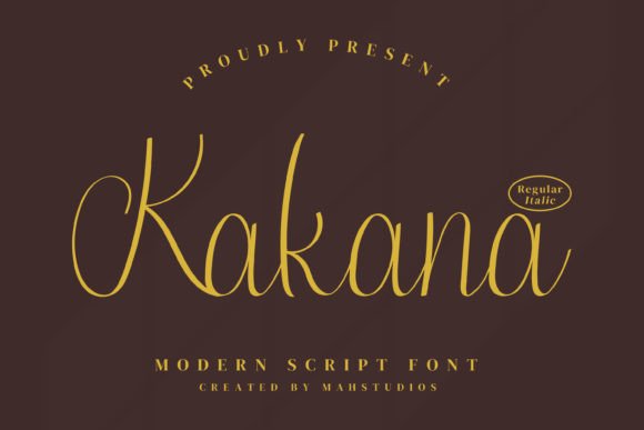 Kakana: A Handwritten Font for Elegant Campaign Typography