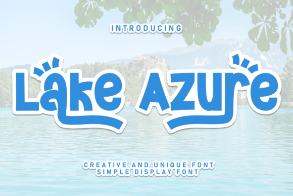 Lake Azure: A Sweet Handwritten Font for Branding