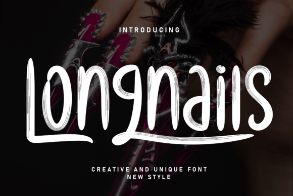 Longnails: A Sweet Handwritten Font for Campaigns