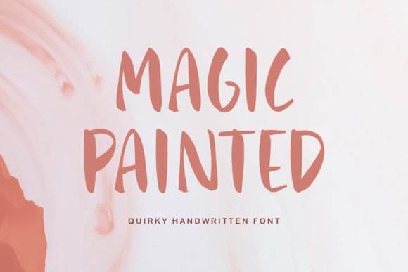 Magic Painted: A Sweet Handwritten Font for Creators