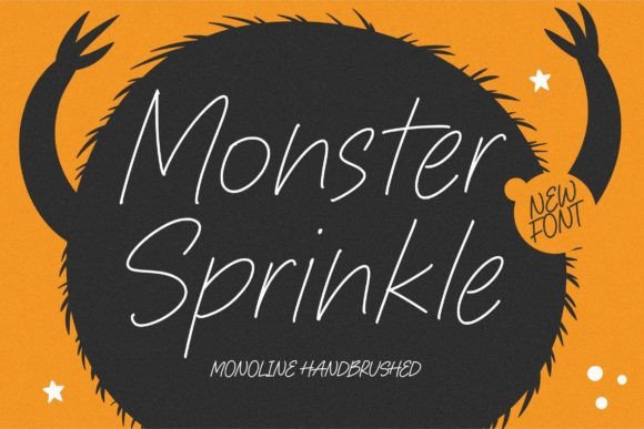 Monster Sprinkle: A Handwritten Font for Makers