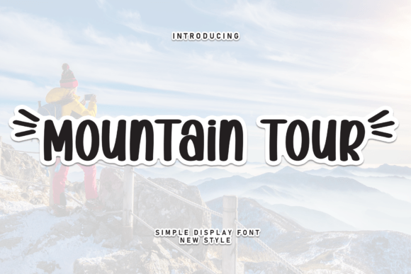 Mountain Tour: A Sweet Handwritten Font for Crafters