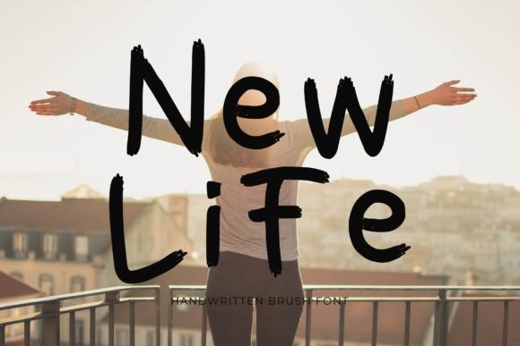 New Life: A Quirky Handwritten Font for Crafters and Makers