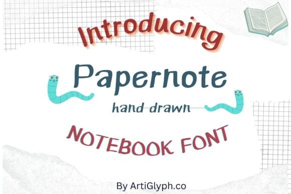 Papernote: A Sweet Handwritten Font for Editorial Design