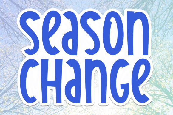 Season Change: A Sweet Handwritten Font for Branding
