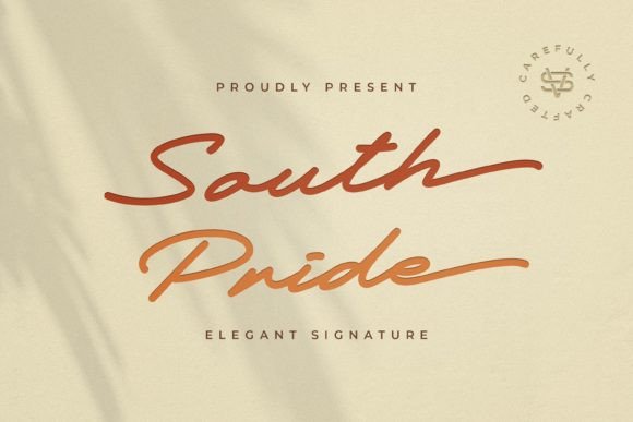 South Pride: A Romantic Handwritten Font for Elegant Branding Projects
