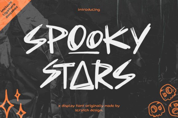Spooky Stars: A Spooky Script Font for Branding