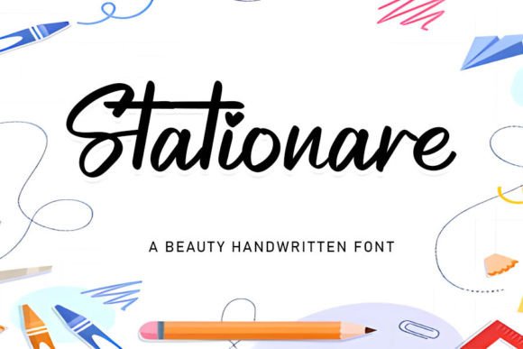 Stationare: A Sweet Handwritten Font for Makers