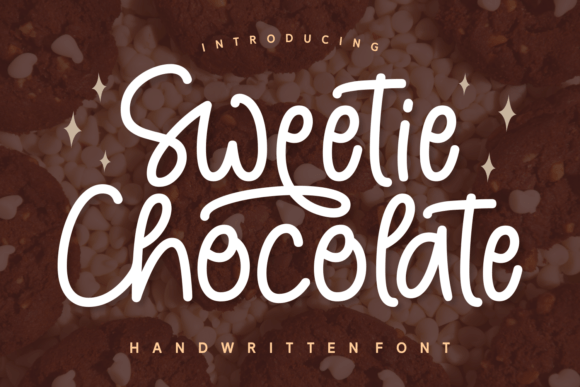 Sweetie Chocolate: A Whimsical Handwritten Font for Editorial Design