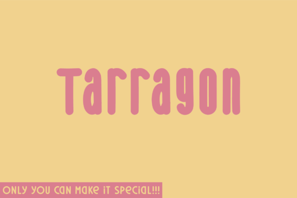 Tarragon: A Unique Script Handwritten Font for Marketers