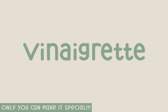 Vinaigrette: A Natural Handwritten Font for Your Brand